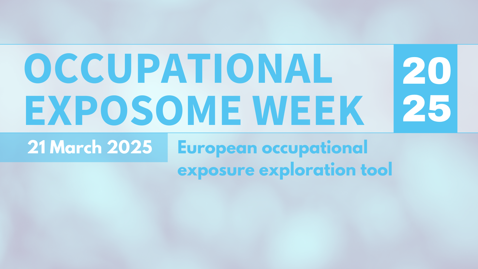 European occupational exposure exploration tool | OCCUPATIONAL EXPOSOME WEEK